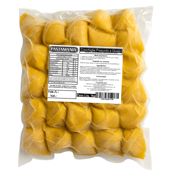 Conchiglia Presunto e Queijo 1kg