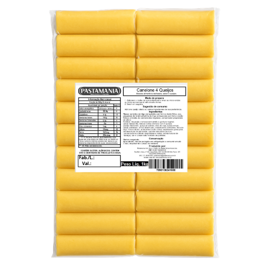 Canelone 4 Queijos 1 kg