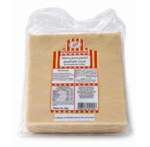 Massa de Pastel Quadrada 2 kg